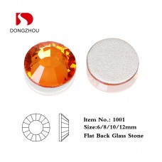 DZ 1001 Round  Flat back crystal stone 